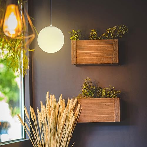 Miniatura 2 de Lamp Shades White Glass Globe Lamp Shade Frosted Replacement Glass Globe Shade Lamp Round Ball Lamp for Pendant Wall Lamp Glass Shades for Light