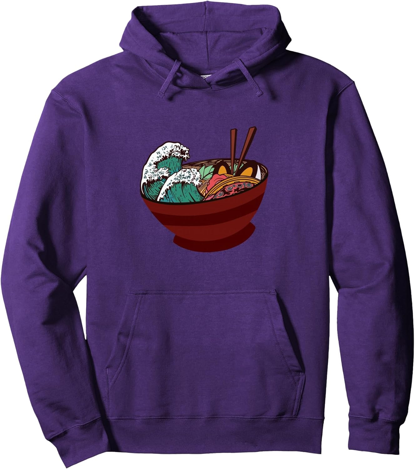 Great Ramen Wave Japanese Japanese Aesthetic Pullover Hoodie