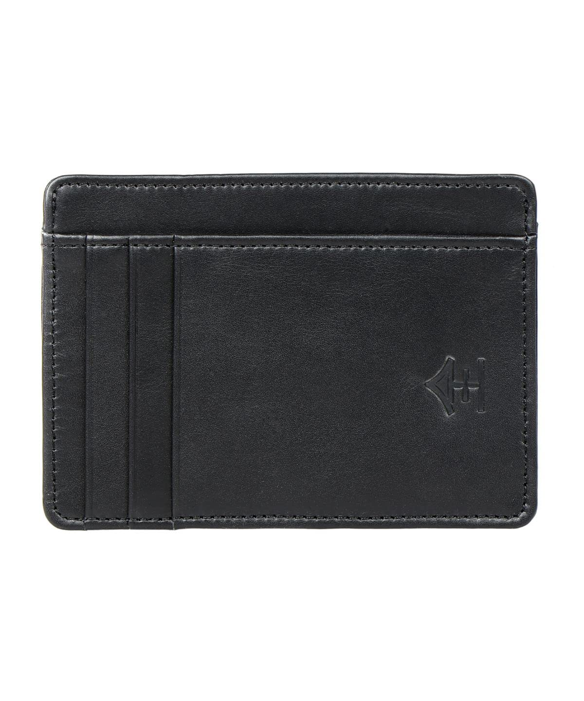 Leather Card Holder- Black-image-4