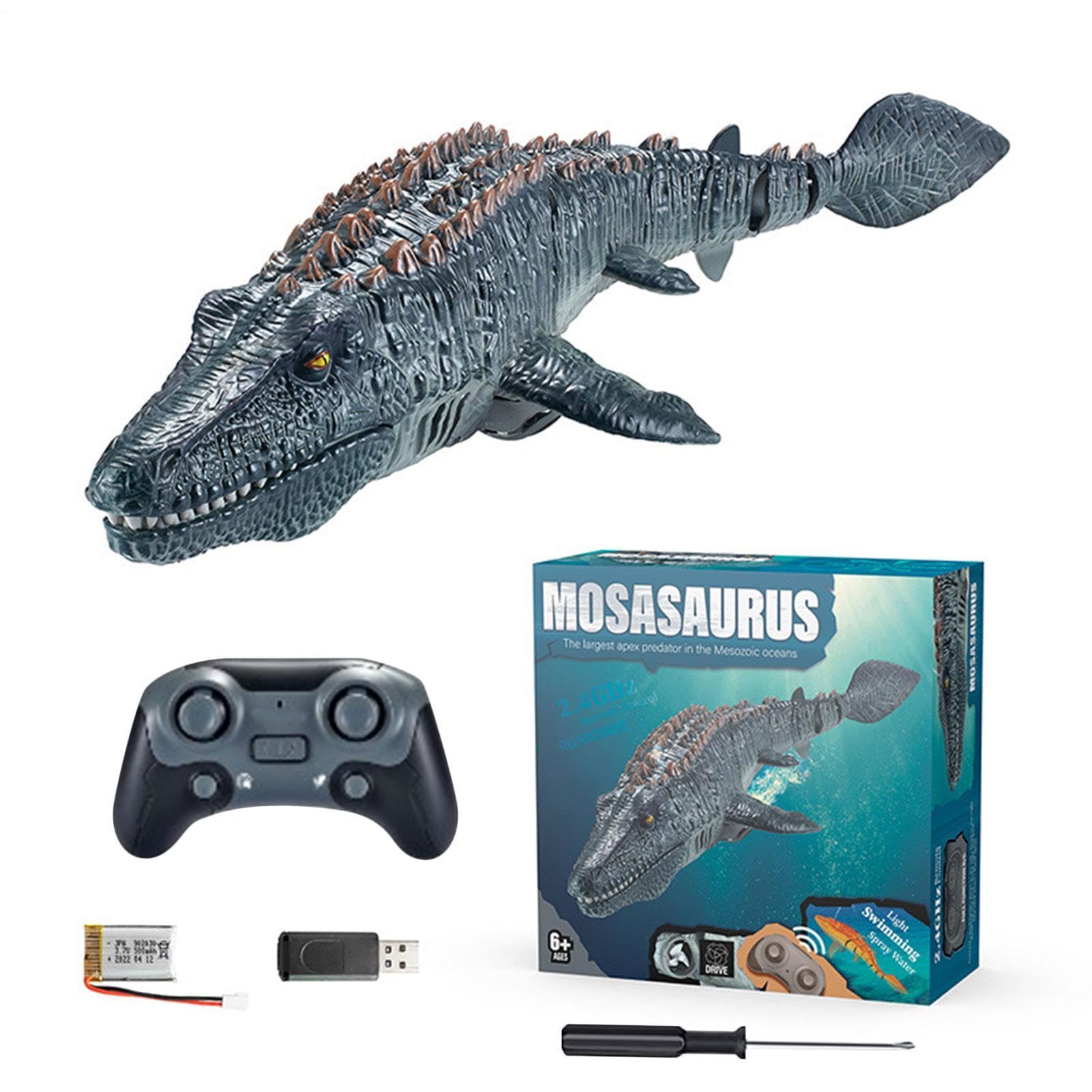 Remote Control Mosasaurus Dinosaur Toys For Kids Swimming Pool High Simulat