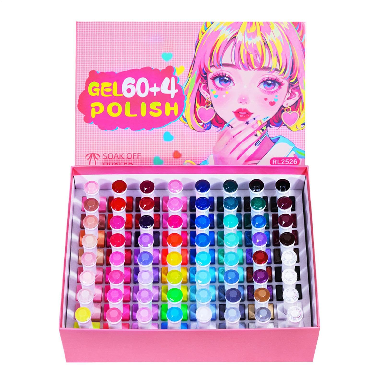 Gel Nagellack Set 60 Farben Schnelltrocknend Langanhaltend Handpflege | Gel-Nagellack-Farben Für Feiertag Festival Salon Zuhause Reise Hochzeit Spa Pflege Party Sommer Täglicher