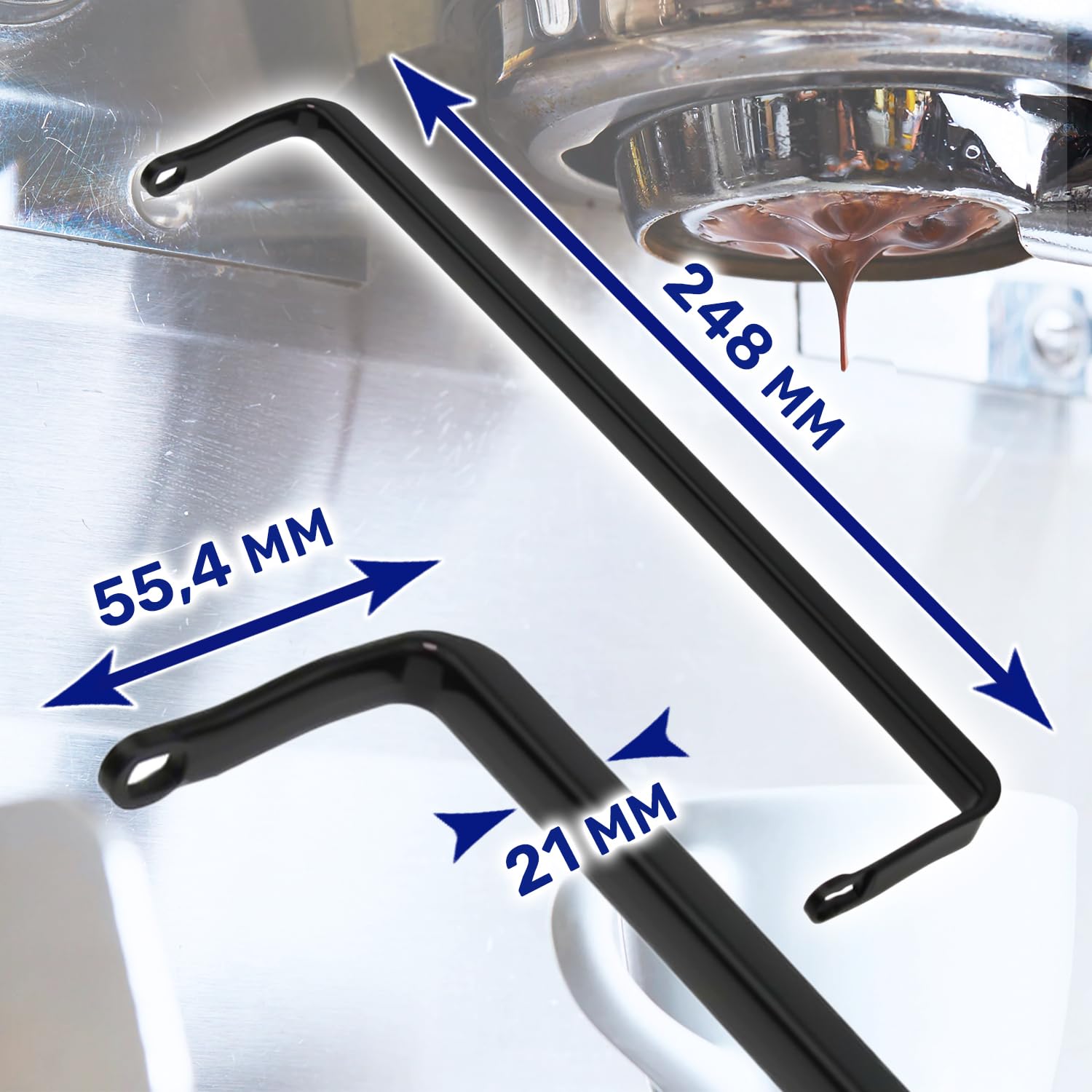 Maniglia Serbatoio Acqua Per Philips Saeco | Ricambio Nero | Per Minuto E Moltio