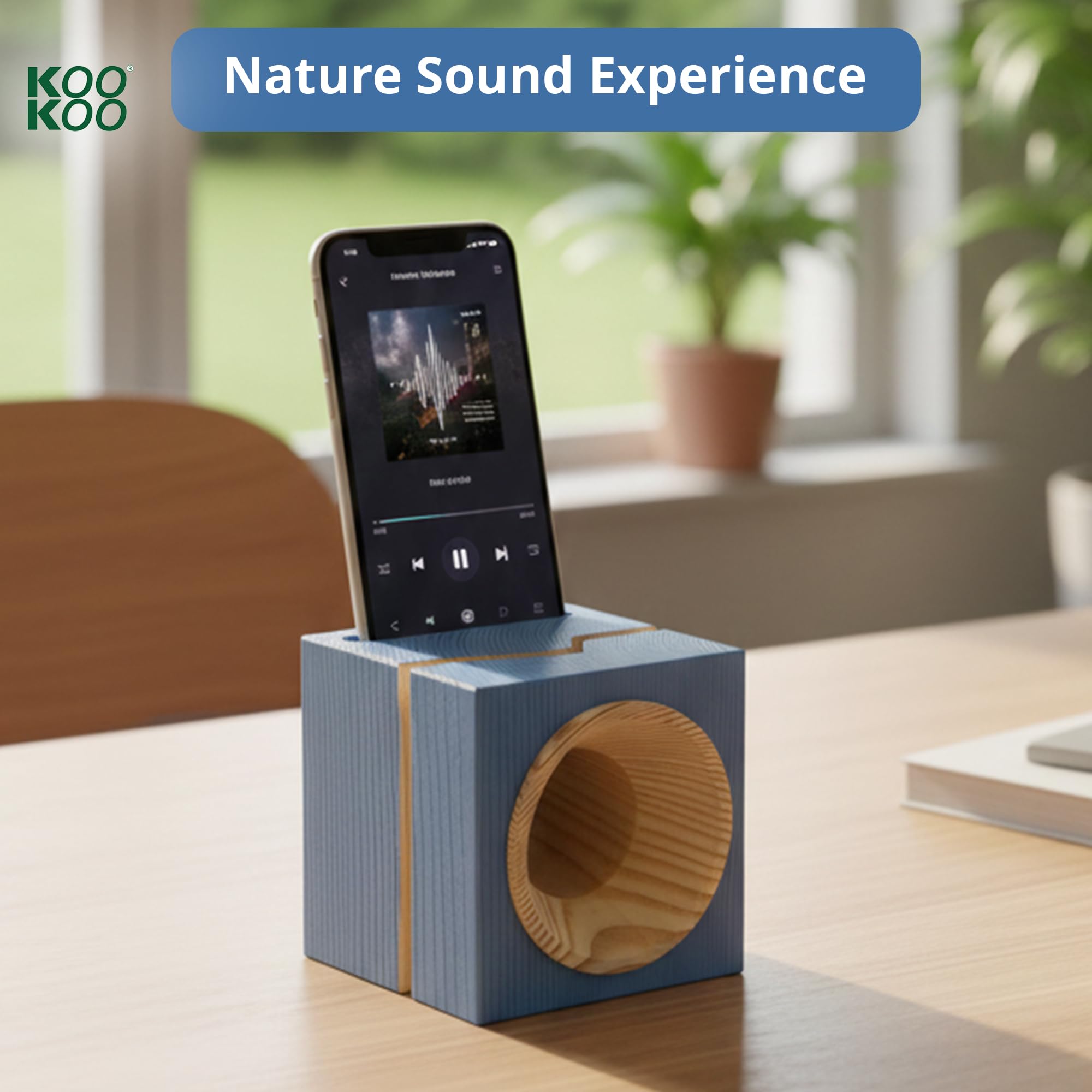 KOOKOO Sound Cube Joy Indigo-blau