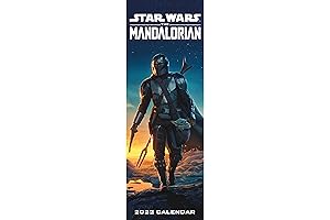 Disney Star Wars The Mandalorian 2022 Wall Calendar - Month to View...