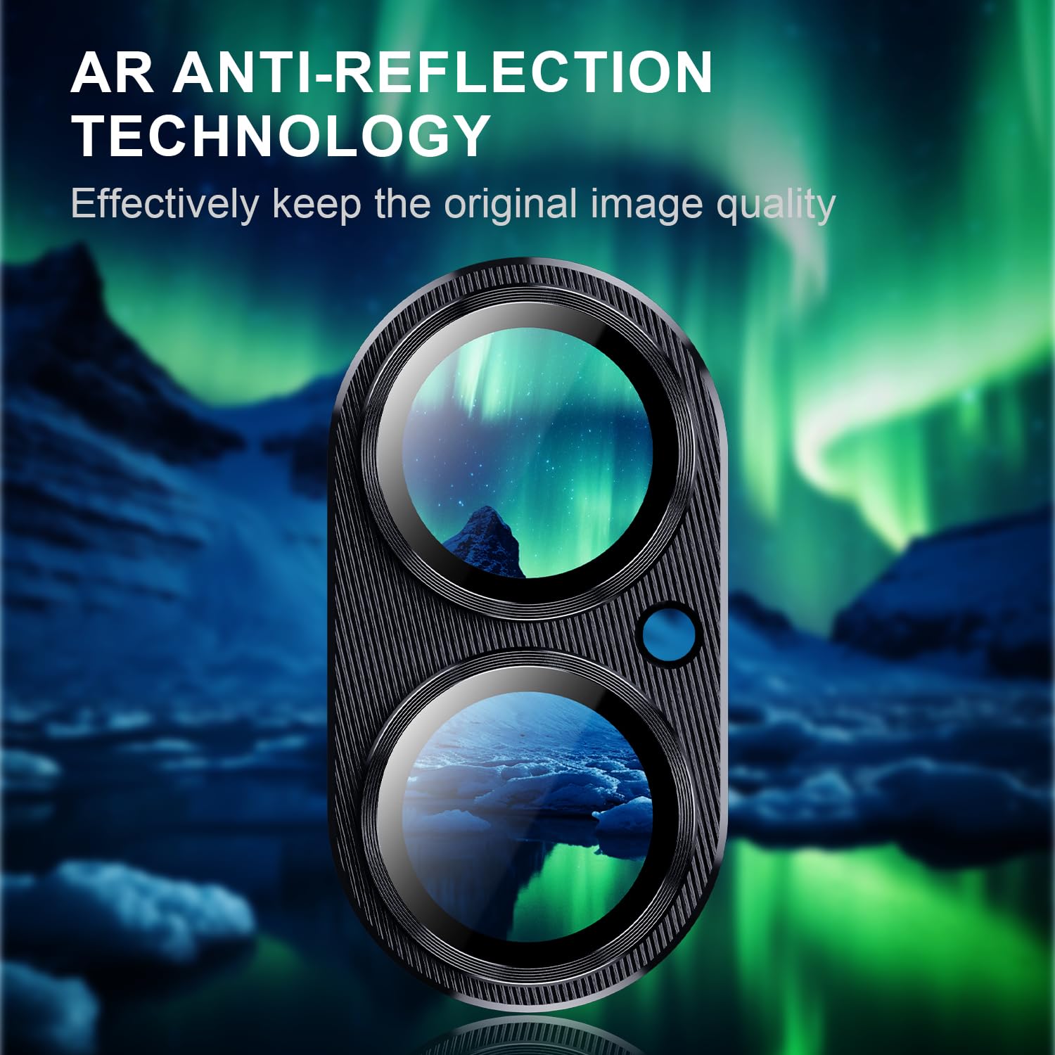 Korecase Camera Lens Protector For IPhone 16 & 16 Plus - Navy Blue Tempered Glass Cover