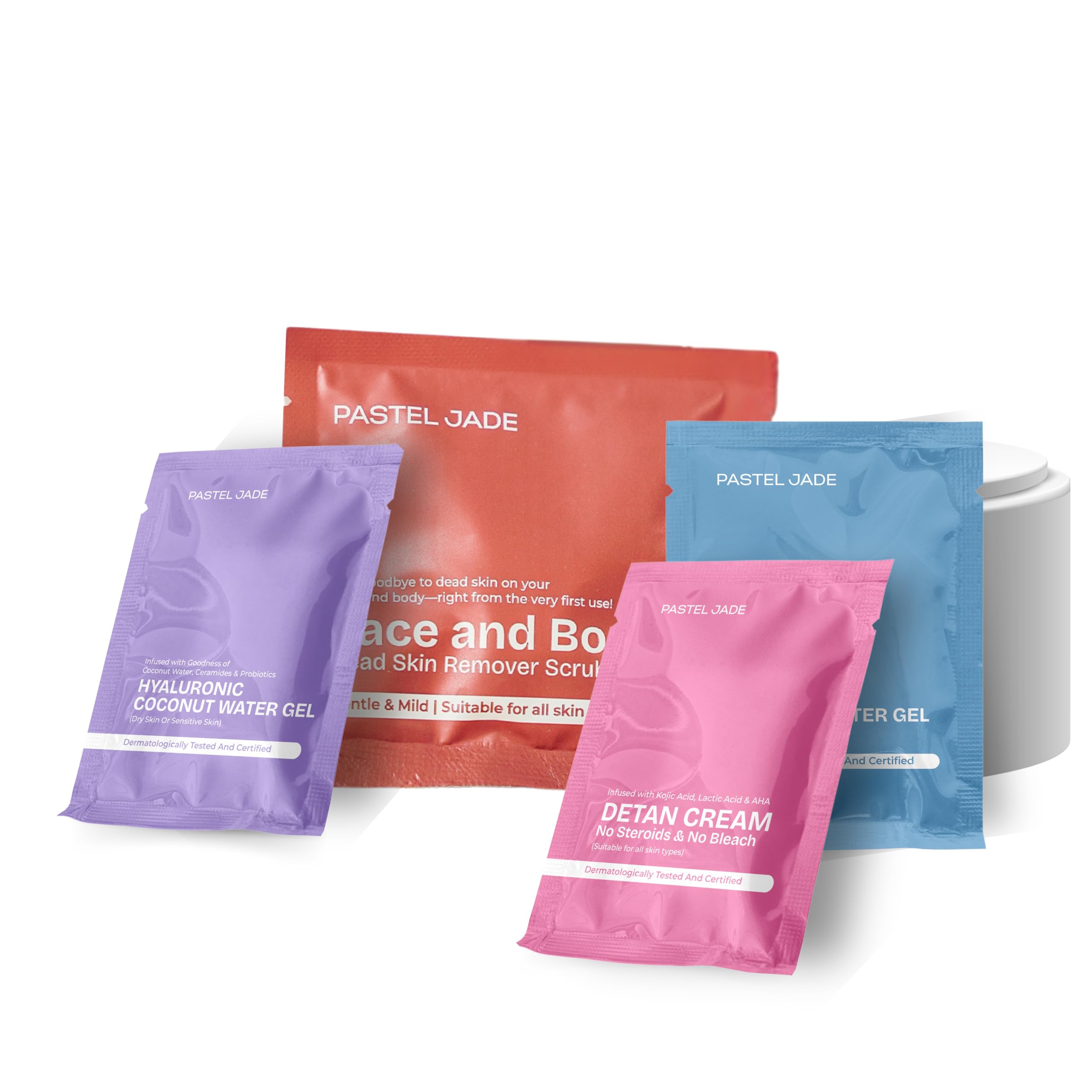 Trial Pack Combo 4-Step Mini Facial Kit Combo β Glow, Hydrate, Revive!