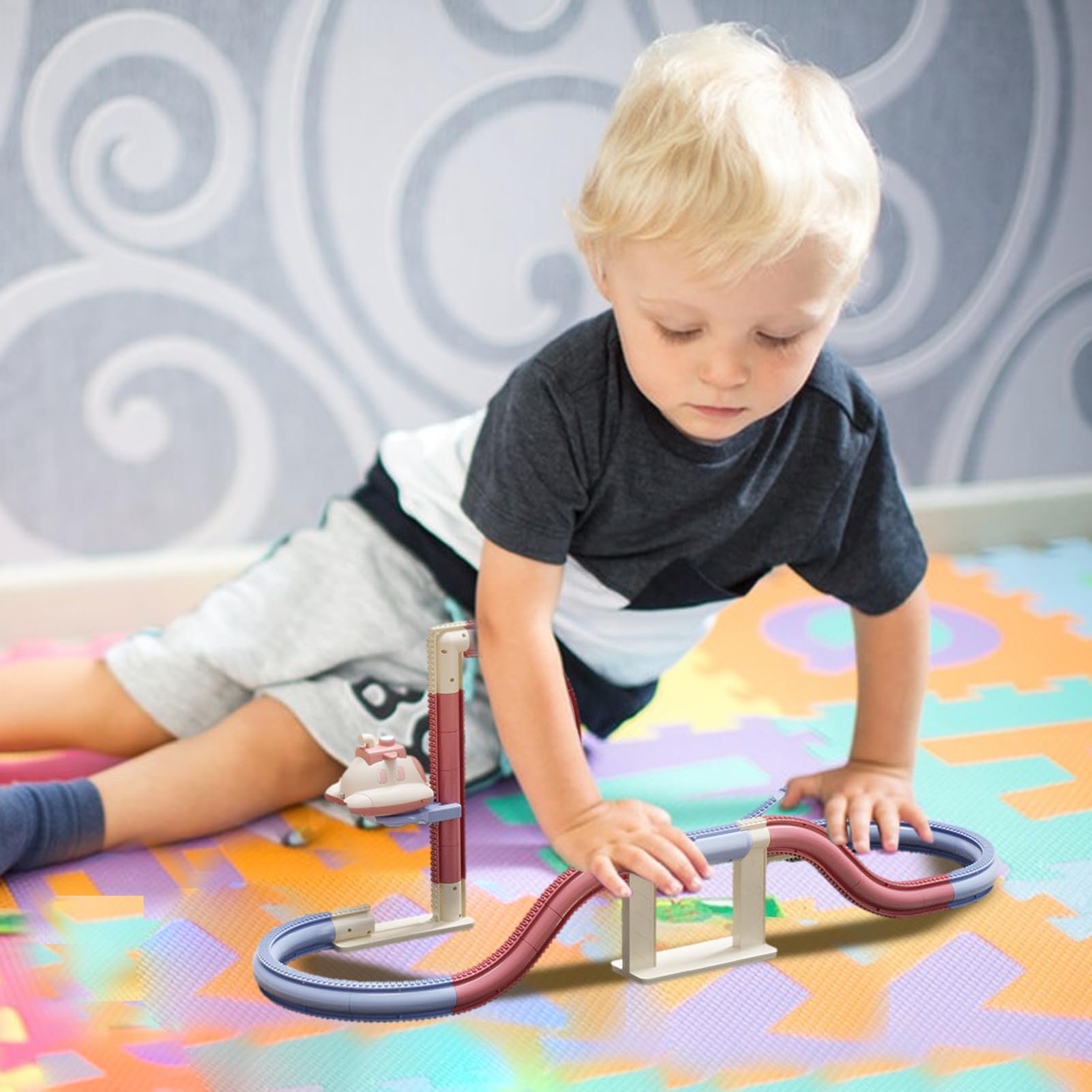 Amazon.co.jp: 男の子用電車セット、子供用宇宙おもちゃ | おもちゃ