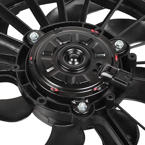 Miniatura 2 de DNA MOTORING OEM-RF-0167 Conjunto de ventilador de refrigeración de radiador estilo fábrica Eficiencia de refrigeración mejorada Reemplazo directo