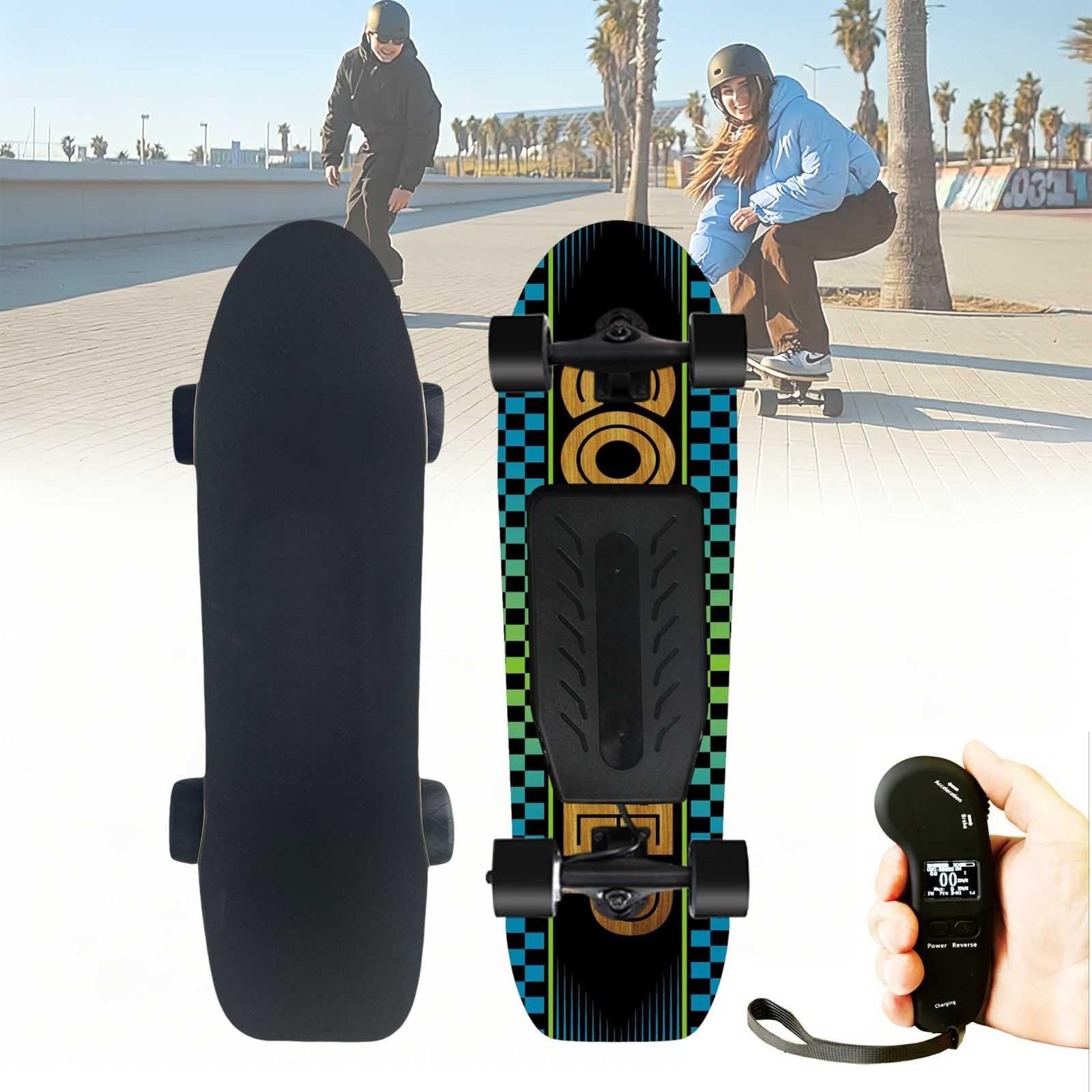 aallwwsso Electric Skateboard With Remote, Electric Longboard Skateboard For Adults & Teens, Single/Dual Motor Skateboard, 24/45 Km/H Top Speed, 4 Speed Modes, All-Terrain Longboard dualdrive-C