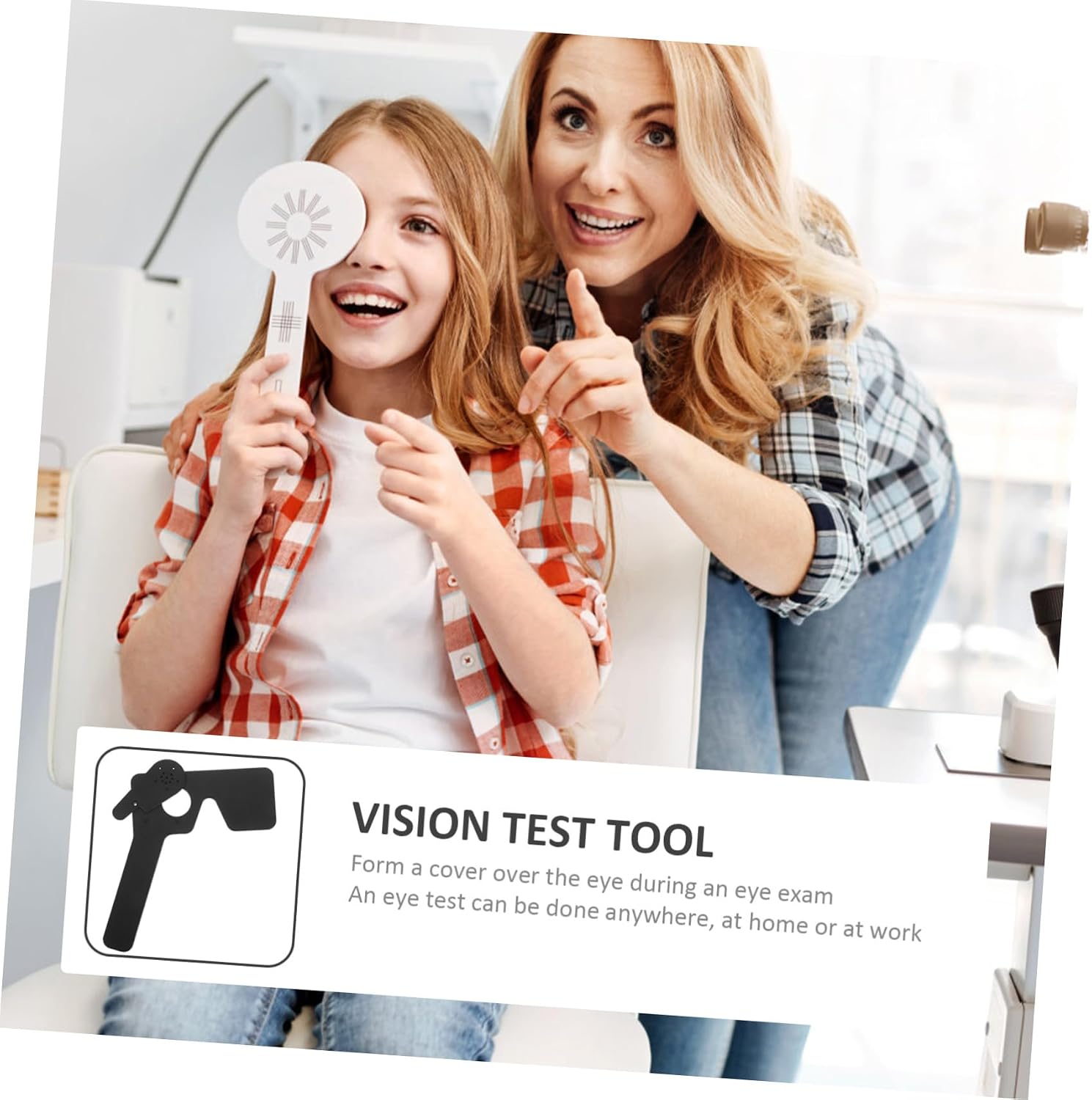 Eyesight Test Blinder Goggles Non-Slip Material Eye Occluder for Boys and Girls Adults