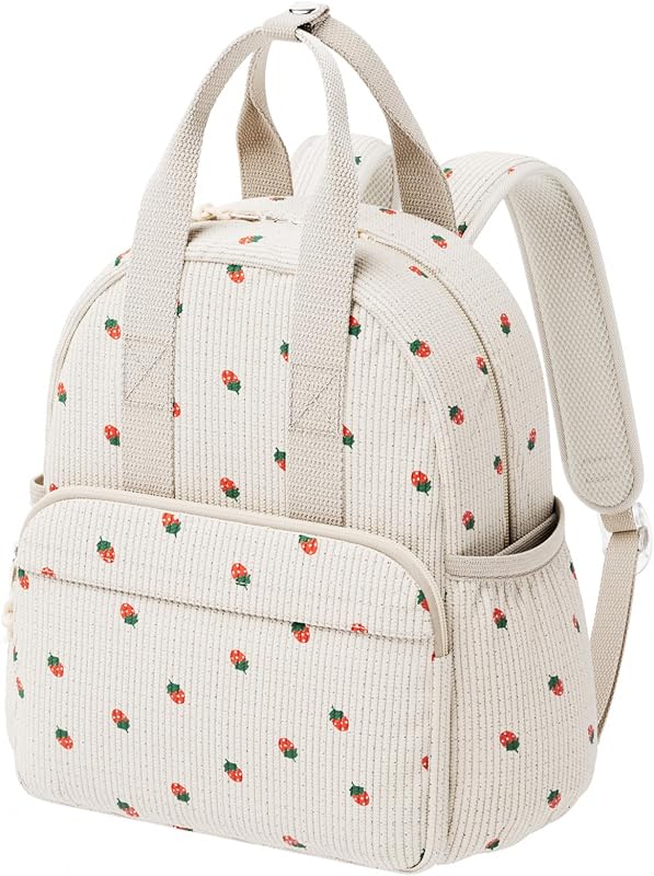 Corduroy Toddler Backpack for Preschool Boys Girls Ages 2-4