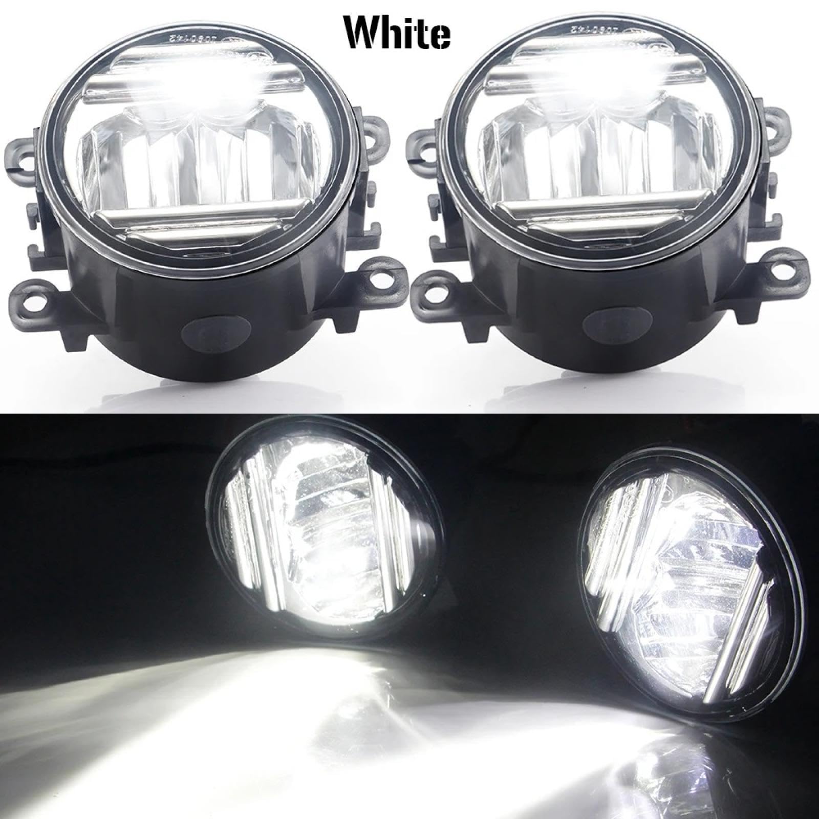 Mistlampen 2 sztuki 30W LED Zespół świateł przeciwmgielnych Przedni zderzak samochodowy Lampa przeciwmgielna DRL 6000LM H11 12V Dla Land Rover Dla Range Rover III SUV (LM) 2009 2010 2011 2012