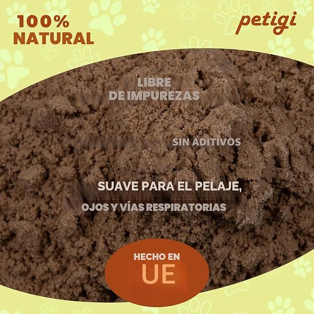 Foto 4 de 7 de Petigi Arena para escarbar para conejos, 25 kg, para cajas de arena de conejos, liebres, chinchillas