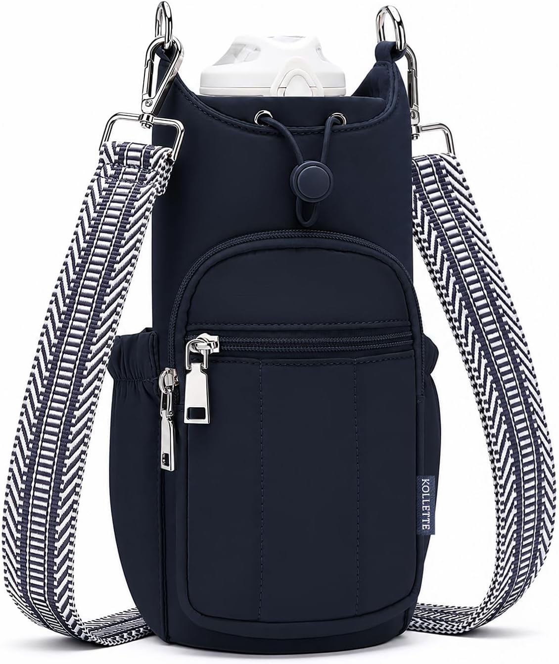 Crossbody Water Bottle Holder Bag for Women,Hands-Free Daily