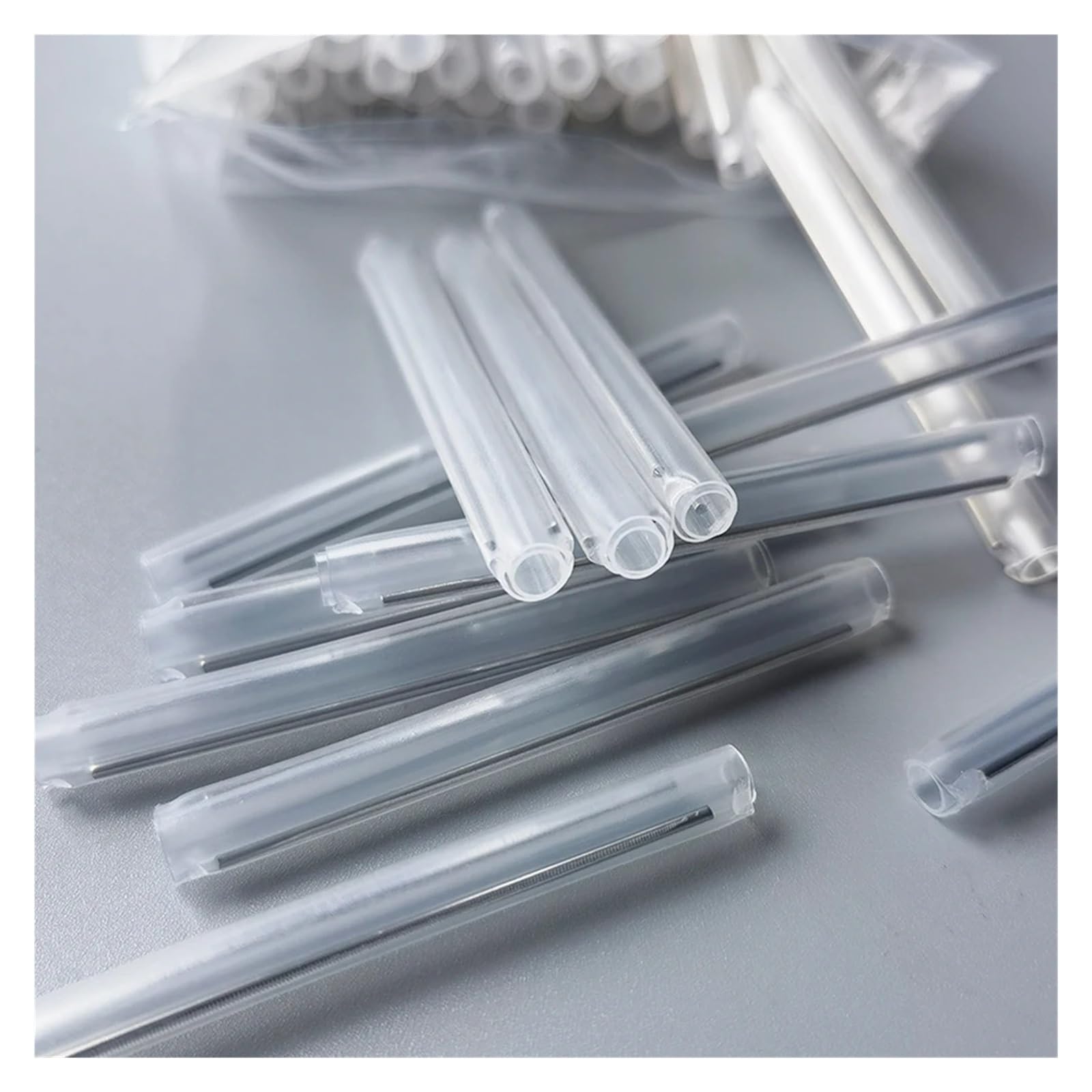 1000 piezas (1,5 mm/3,5 mm de diámetro, manguito de conector de fibra óptica empalmado por fusión de acero inoxidable 304)(1000PCS(D3.5MM) Drop)