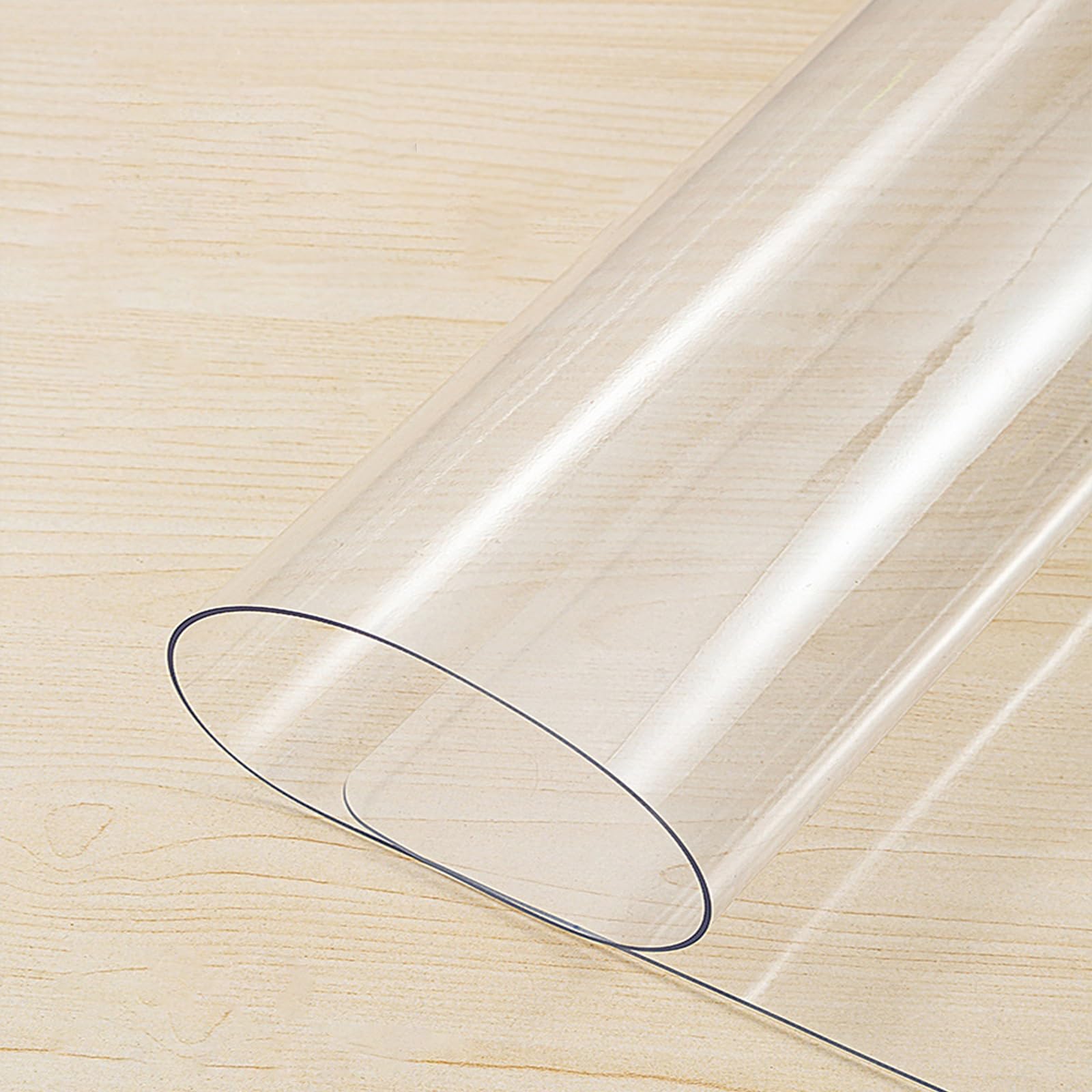 Tappeto trasparente pvc salvapavimento,Tappetino per sedie, Resistente,in Plastica,Alta resilienza,per pavimenti duri,Protezione Parquet e Pavimenti Duri,Sottomano da Scrivania,120 x 120 cm Spessore:
