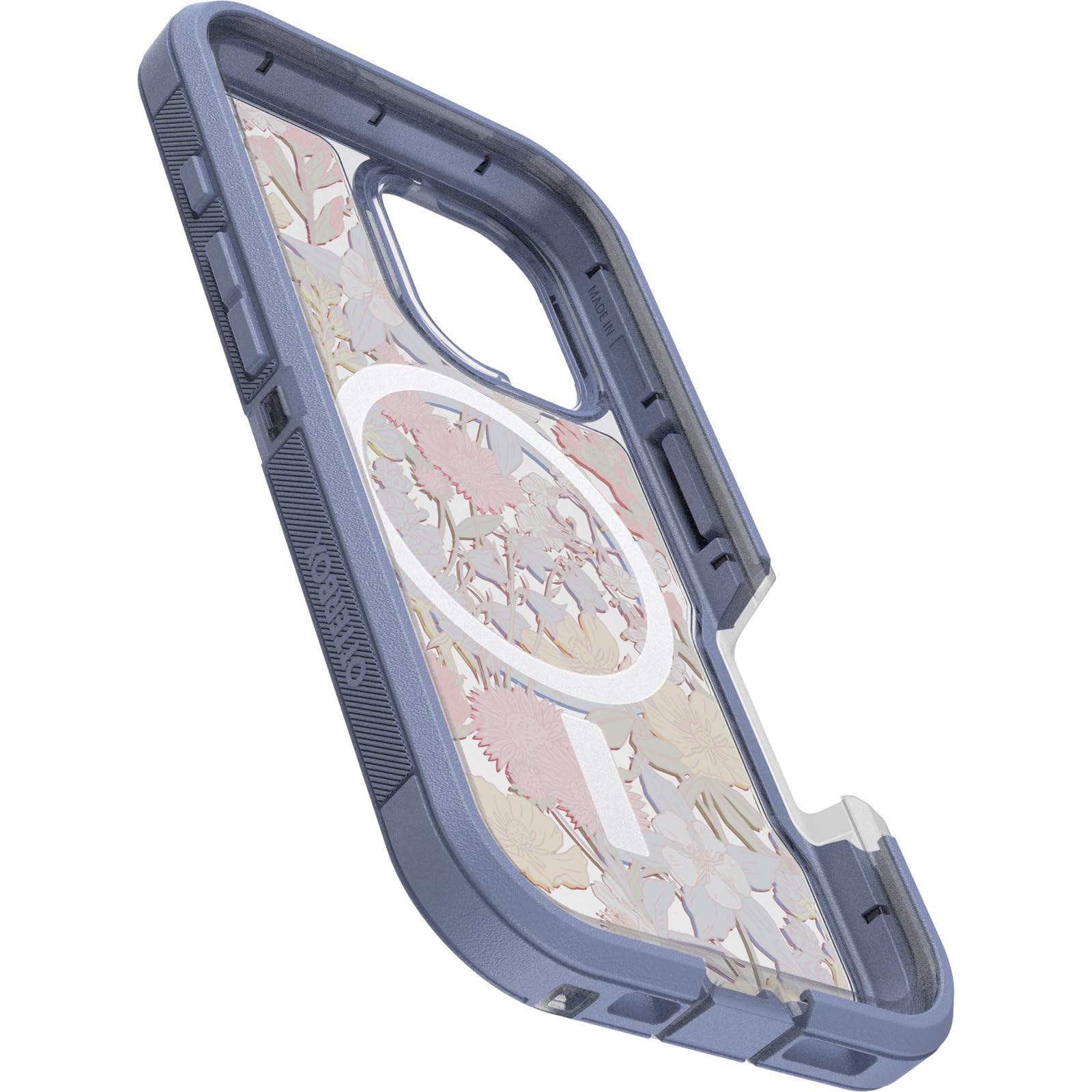 OtterBox Funda Transparente para iPhone 16 Defender Series XT, Color Morado Floral
