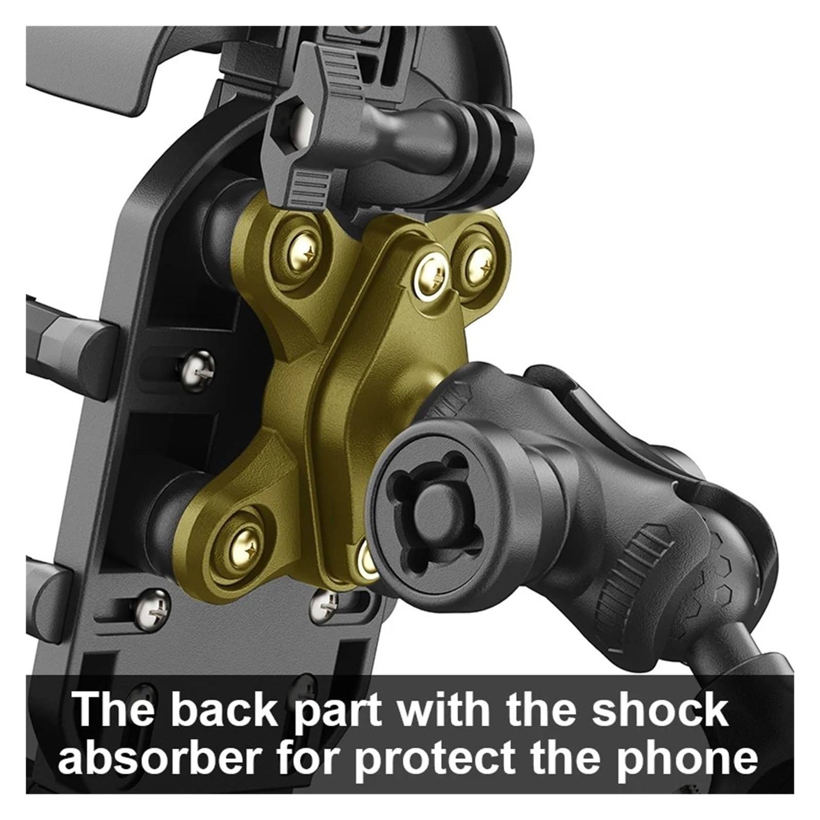 Nav Moto Supporto Supporto Per Manubrio Per Smartphone Antiurto Con Ricarica Wireless Fast Stand Da 15 W Antifurto Supporto Per Cellulare Da Bici Impermeabile(M)