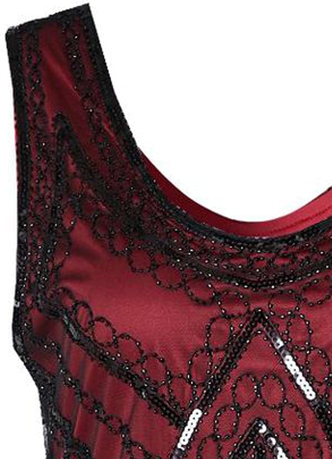 Robe Années 20 Franges Et Paillettes - Robe Chic