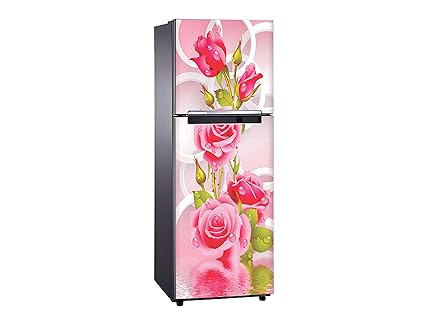 DivineDesigns Buch of Roses Fridge Sticker | Wall Sticker for Living Room/Bedroom/Office and All Decorative Stickers