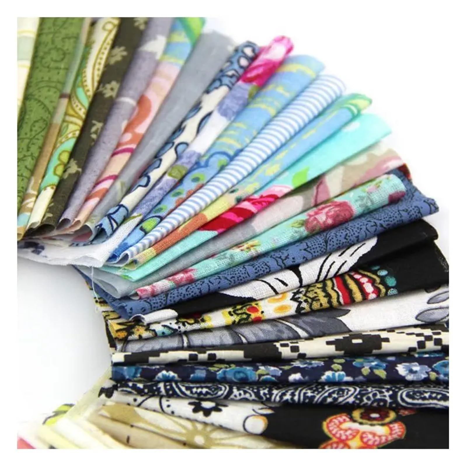 Tela De Patchwork Paquete de cuadrados mixtos batiks material algodón for manualidades patchwork tela, 10 x cm, paquete 50