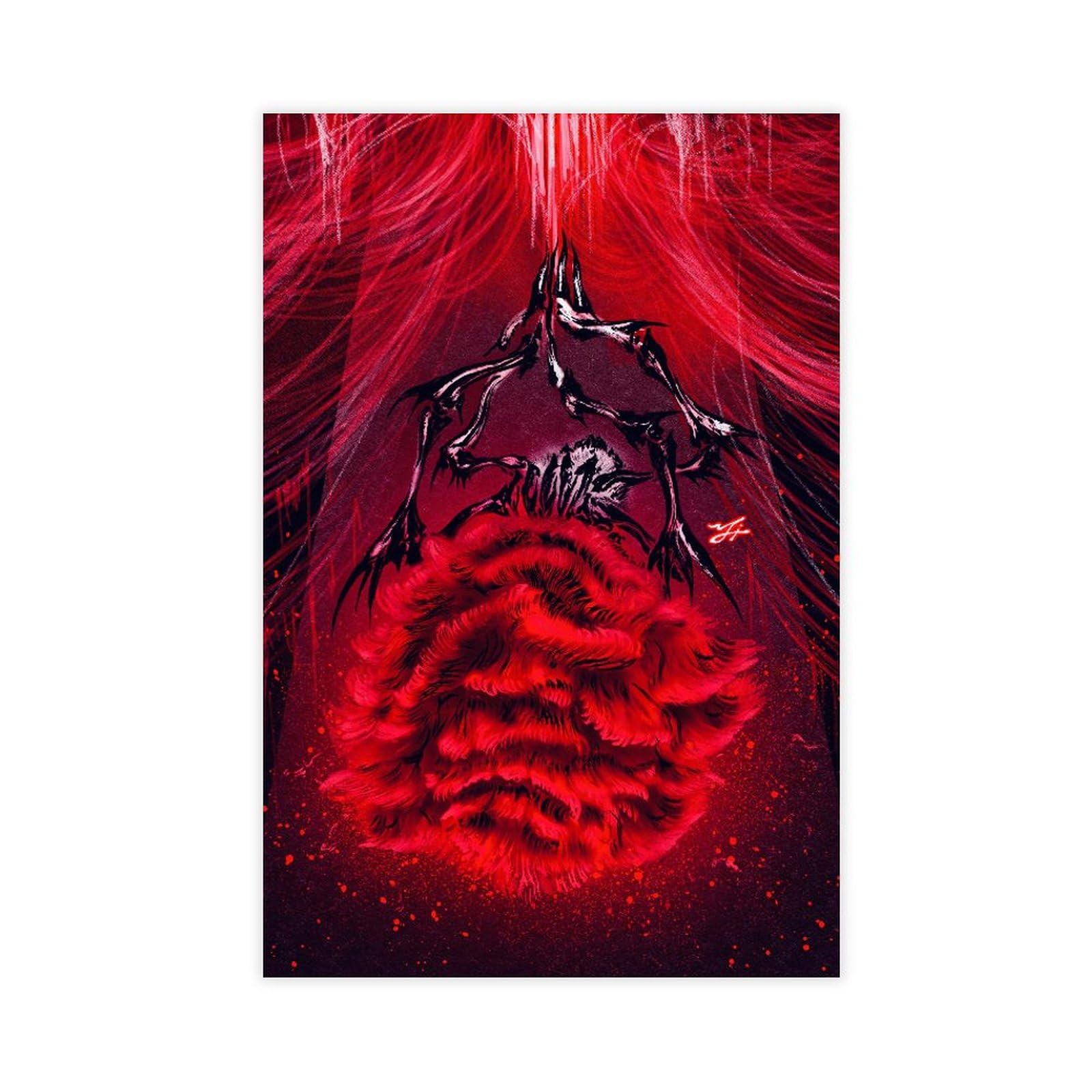 Qgvbgf Monster Hunter Canvas Poster Wall Art Decor Print Picture Paintings For Living Room Bedroom Decoration 16X24inch(40X60cm)