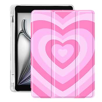【美品】iPad mini６ピンク 64GB Pencil互換品・カバー付き Amazon.com: Idocolors Cute Pink Love Heart Pad Case for 8.3