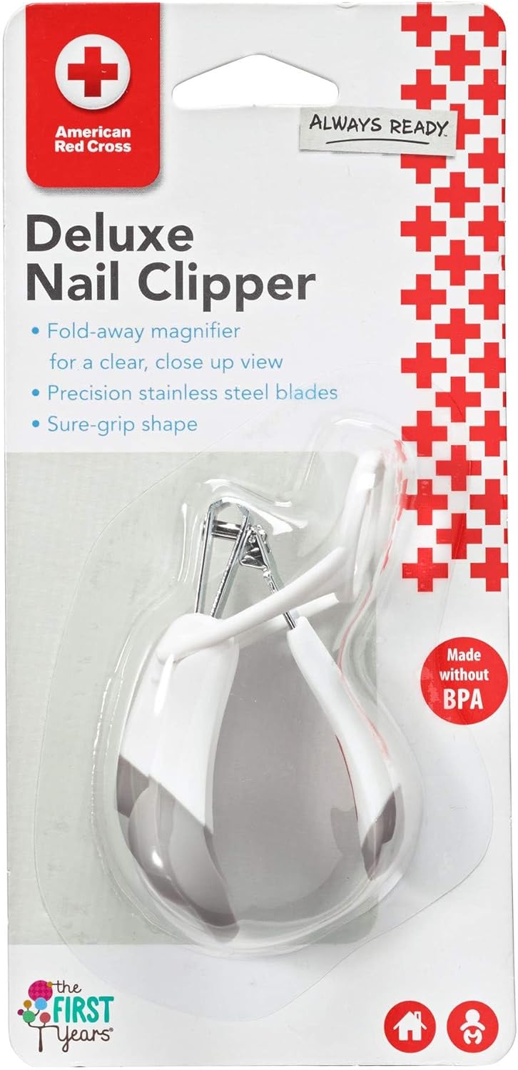 The First Years American Red Cross Deluxe Nail Clipper (Pack of 6)