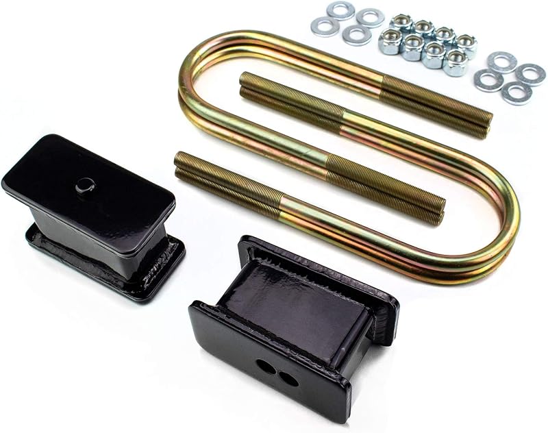 Kit de rebaixamento traseiro de 3 polegadas com blocos de aço e grampos em U para Chevrolet S10 2WD 1982–2004 – TSS