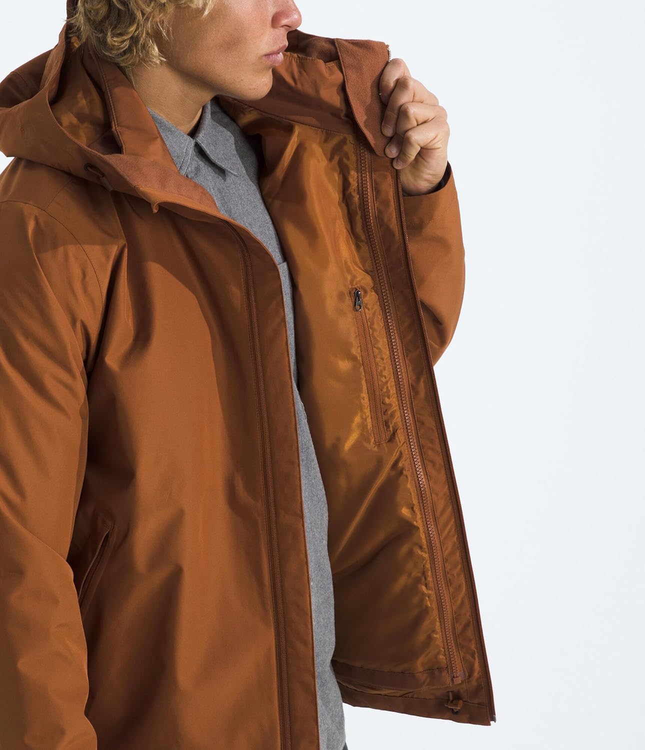 THE NORTH FACE Men's Carto Mono Triclimate Hooded Jacket (Standard & Big Size) | Insulated Winter Coat Wind & Water Resistant - Image 5