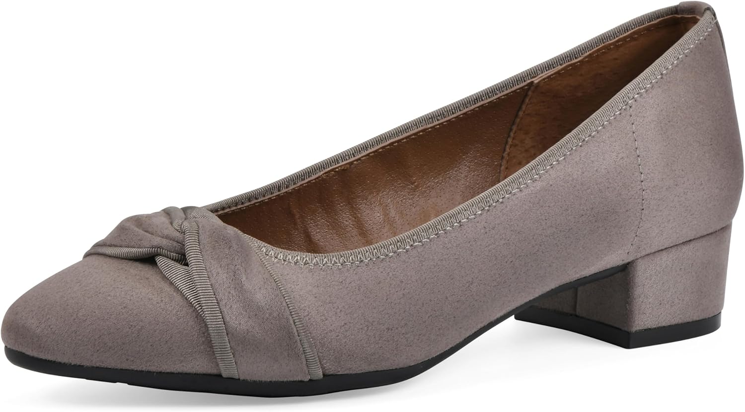 WHITE MOUNTAIN Women's Bordeaux Dressy Crisscross Block Heel