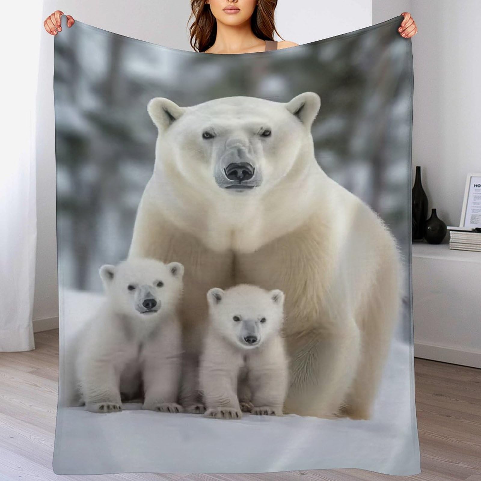 Couverture polaire Polar Ours une douceur réconfortante à la maison