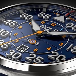 Amazon.com: AVI-8 Mens 46mm Hawker Hurricane Clowes Automatic