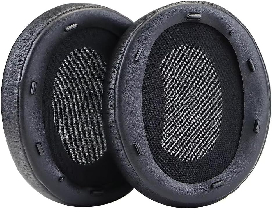 XB910N Earpads for Sony WH-XB910N Replacement Ear Cushion Pads with Protein Leather and Memory Foam for Sony WHXB910N Headphones ONLY, Black (Updated Version)