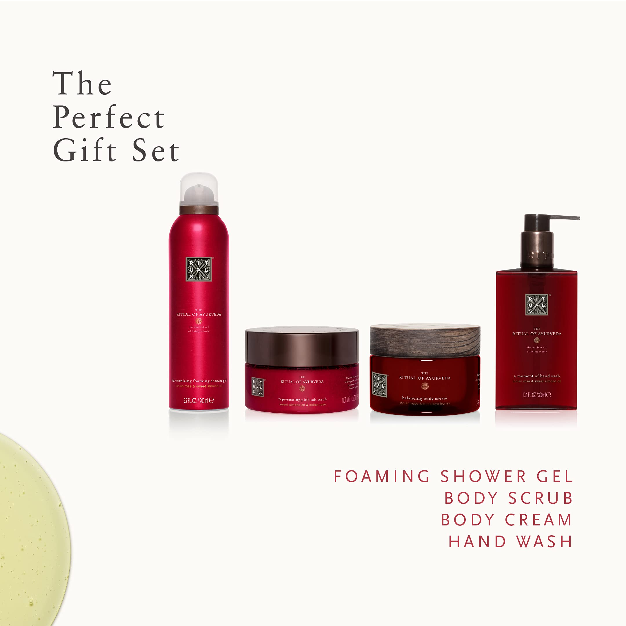 RITUALS Ayurveda Rebalancing Gift Set Foaming Shower Gel, Shampoo