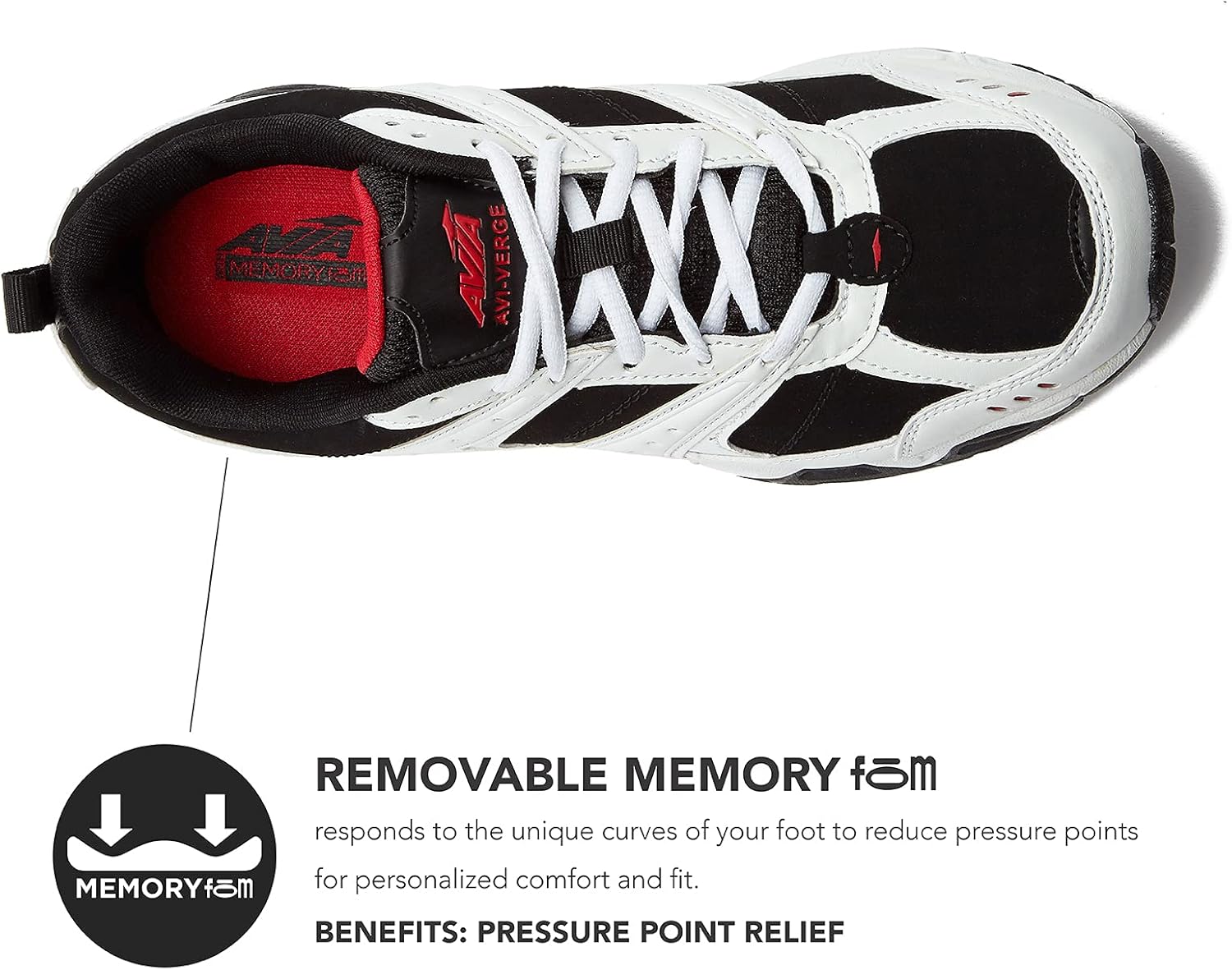  | Avia Avi-Verge Men’s Sneakers - Workout, Walking, Athletic, Cross Training, Tennis, Weightlifting, Gym Shoes for Men | Fitness & Cross-Training