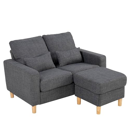 Loveseat Sofa With Ottoman