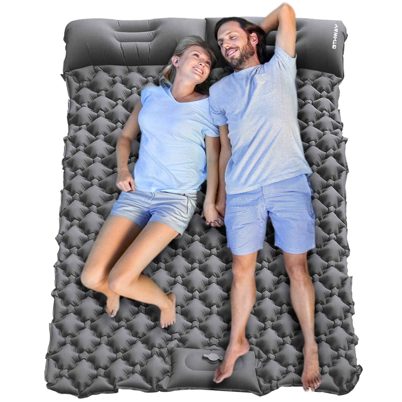 Materassino Campeggio Autogonfiabile TEGOVE Con Pompa A Pedale - Leggero, Impermeabile - Foto 9