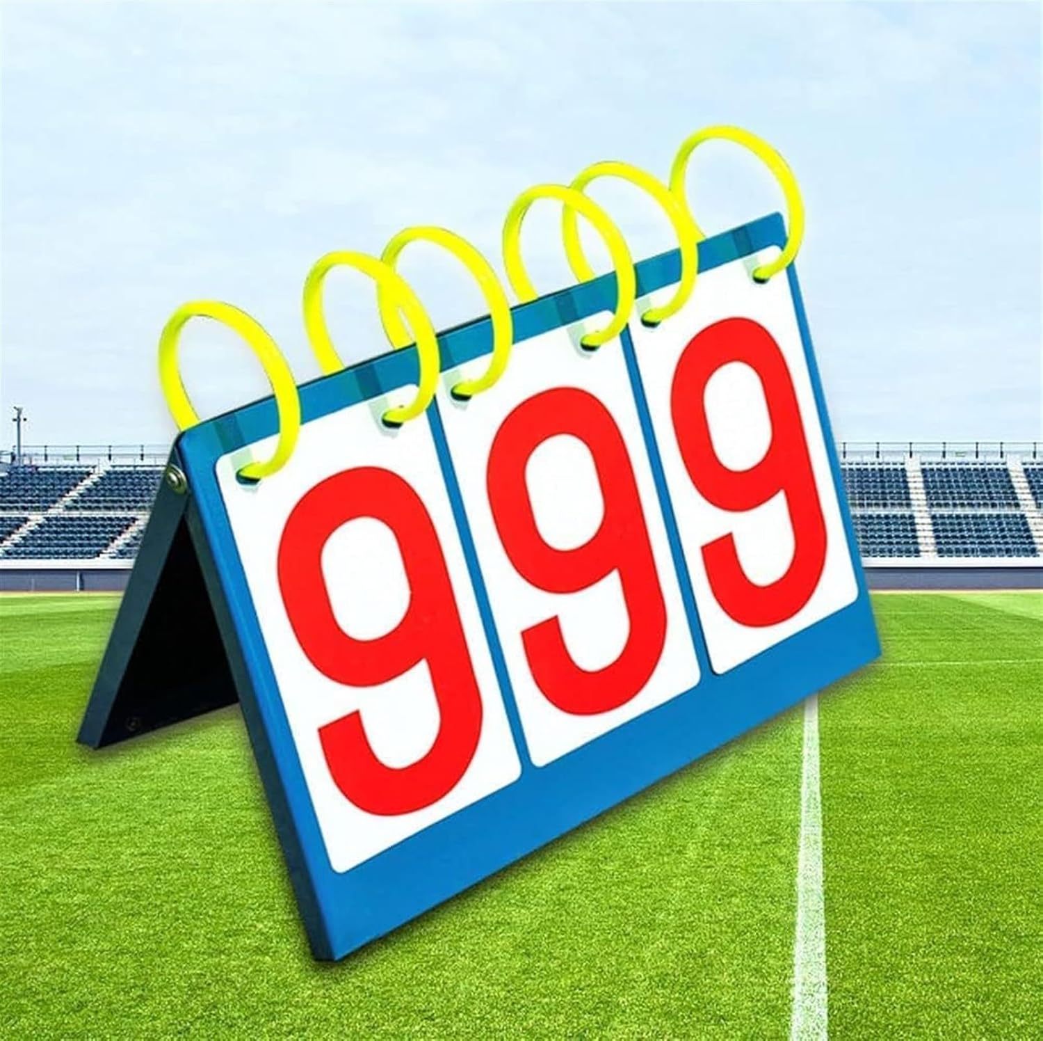 Scoreboard,3 Digit Flip Tabletop Scoring Board,Sports Competition Score Board,Scoreboards,Portable Flip Scoreboard,for Indoor Outdoor Basketball Football Pool Volleyball