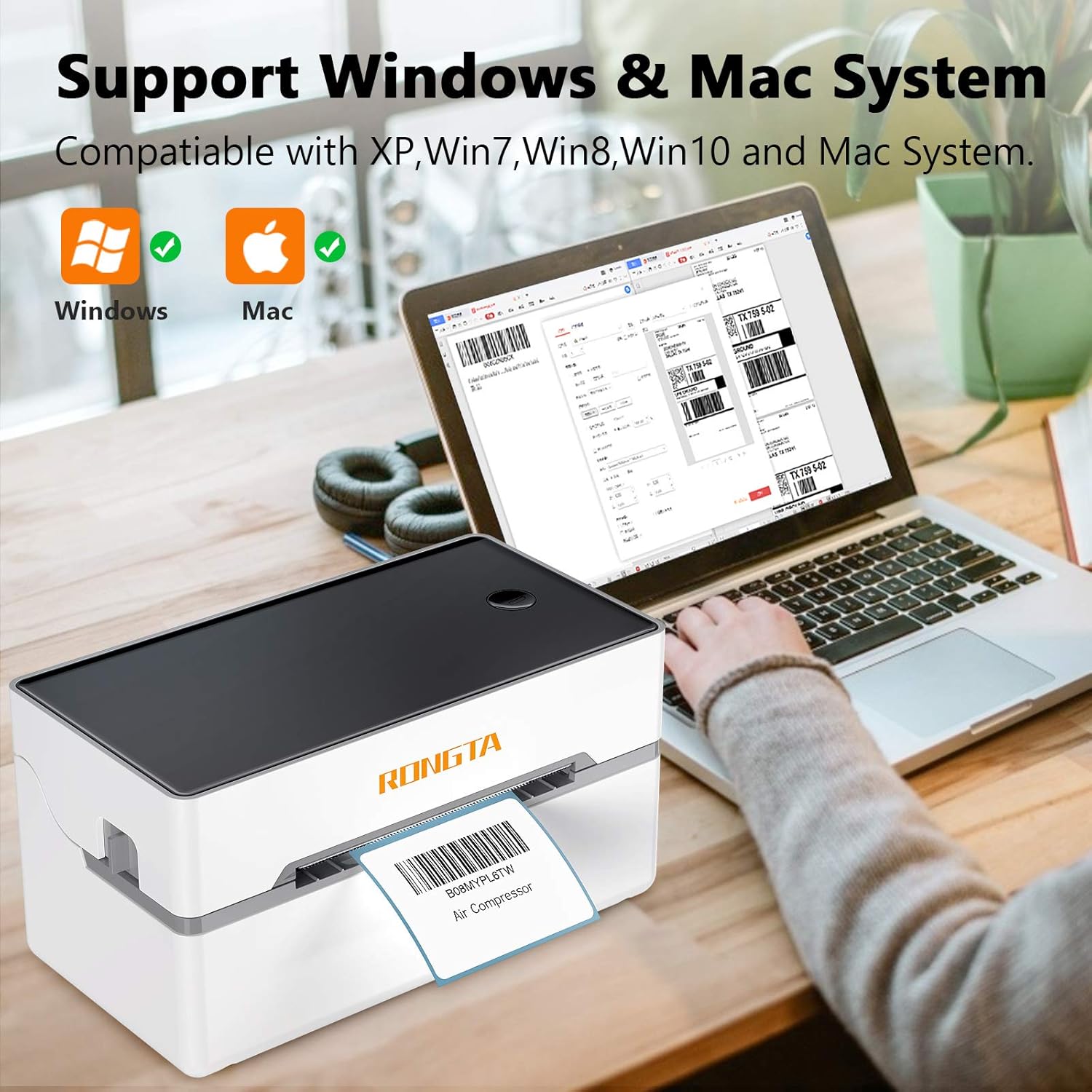 Office Electronics Shopify,Etsy UPS QR Code FedEx Compatible with