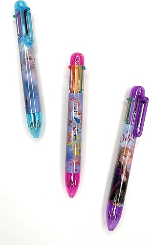 Miniatura 2 de Auténticos bolígrafos Frozen, Elsa, Anna y Olaf retráctiles multicolor 6-1 (2 piezas al azar)