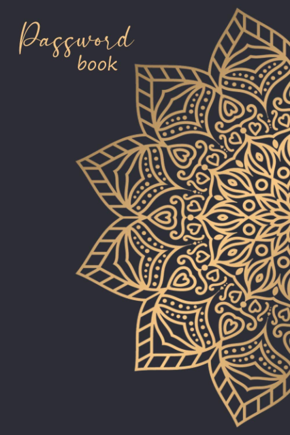 Password Book : Password Book Organizer with floral (mandala) cover: Password Book with Alphabetical Tabs; for Internet Address, Username, Website Login and ...