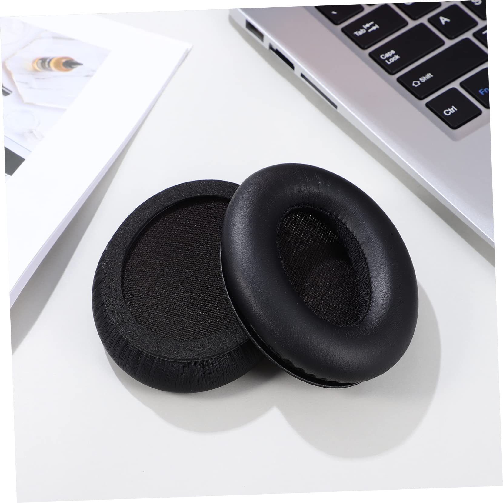 4 Paia Cuscinetti Auricolari Ricambio Compatibili con Cuffie Pad per Cuffie Ear Facile Installazione e Resistente Urti