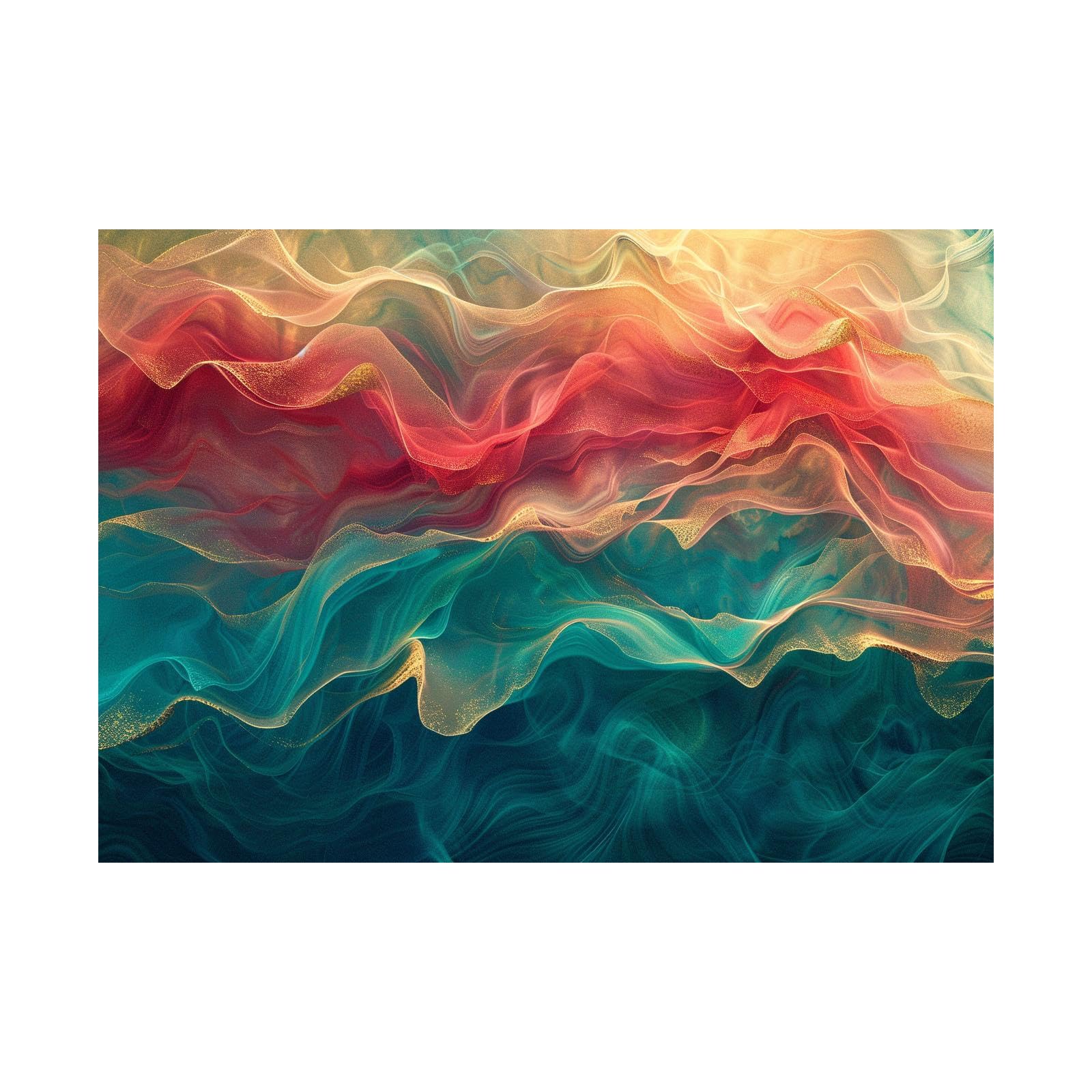 Impression d'art abstrait couleur et tableau moderne 70x90cm
