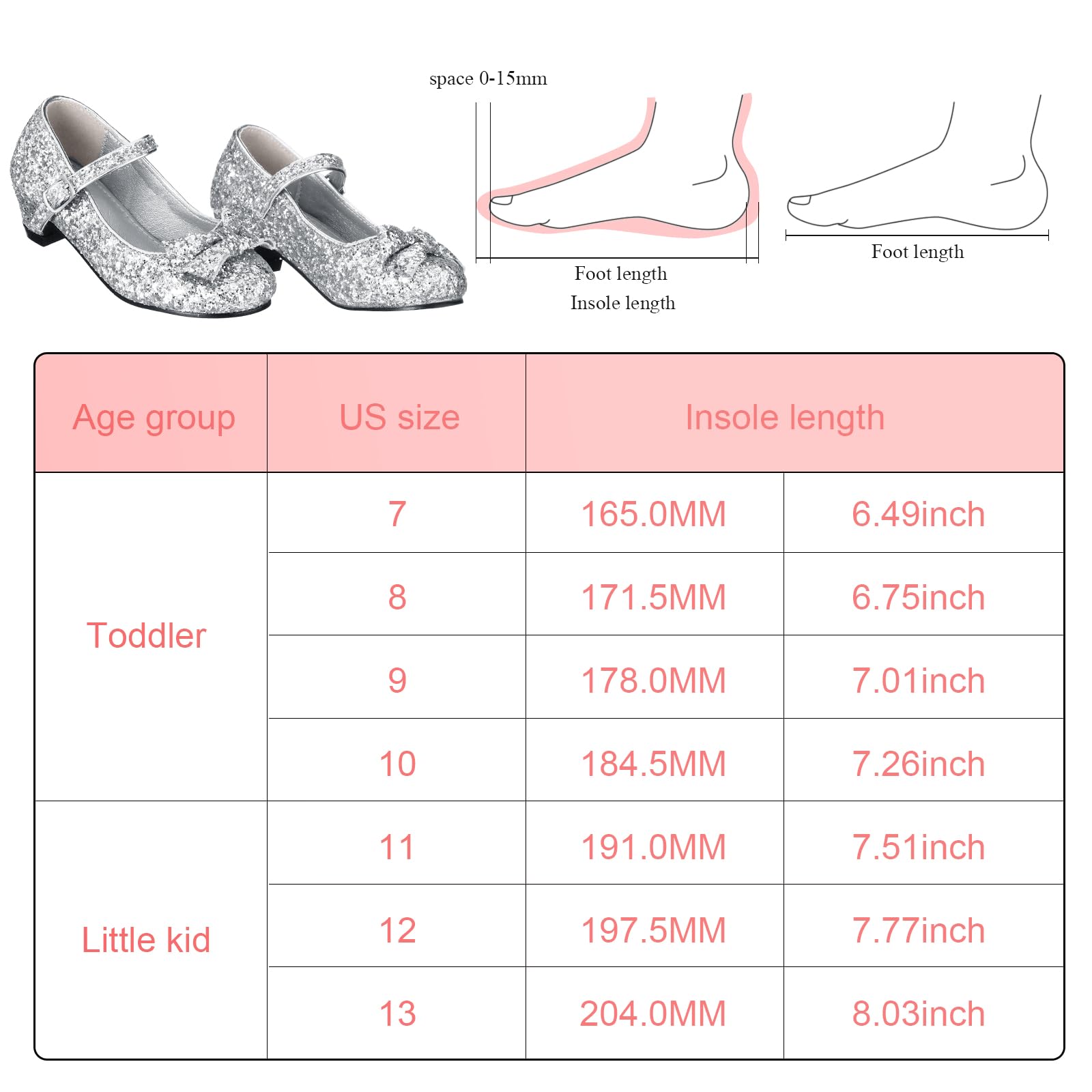 Ragazze Glitter Dress Scarpe