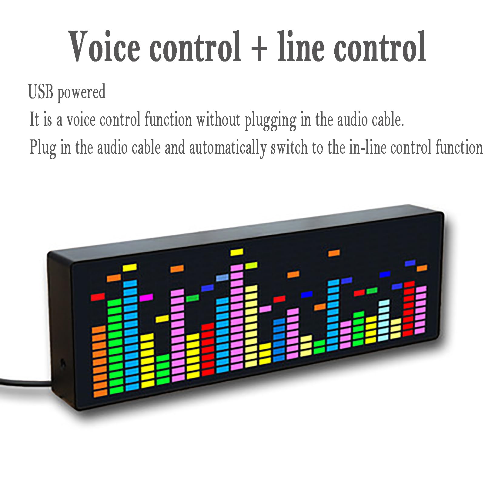 Amazon.co.jp: オーディオスペクトラムアナライザー、LED音楽