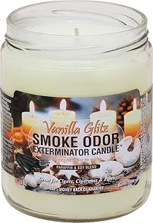 Smoke Odor Exterminator 13oz Jar Candles (Vanilla Glitz, 2)