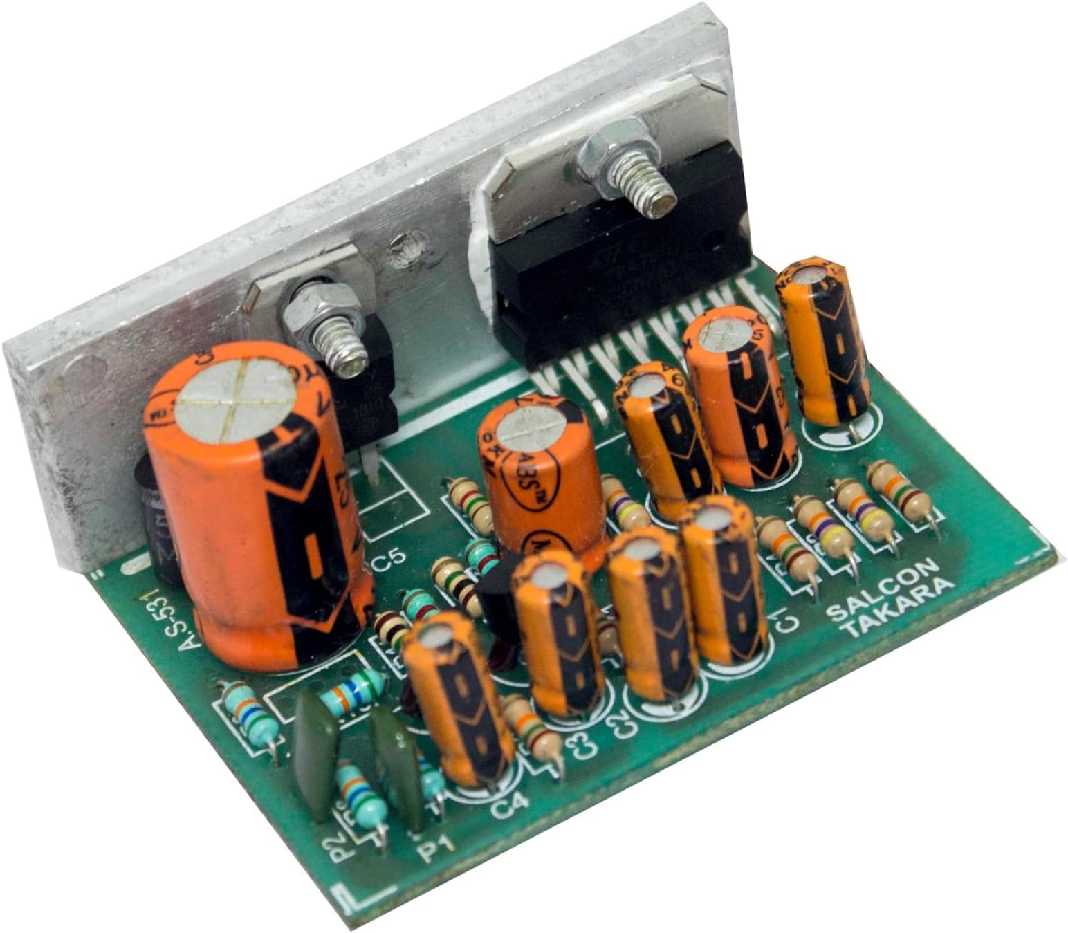 Salcon 7297 Single IC with Bass Treble Amplifier Board Power Supply DC ...