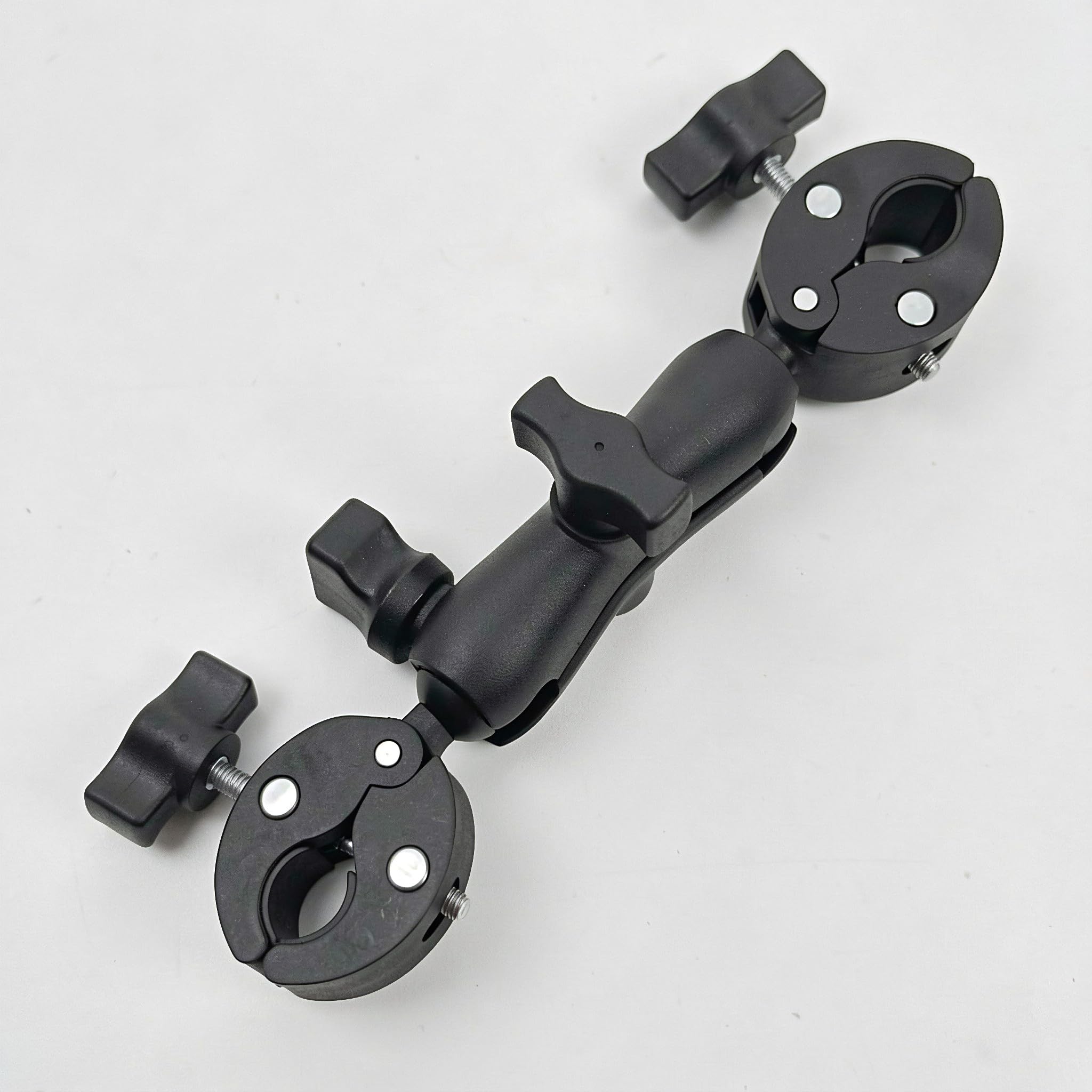 FRCOLOR 2 Supports de téléphone pour Guidon de Moto avec Pince Crabe