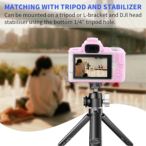 Miniatura 6 de Funda para cámara digital Canon EOS M50M50 Mark II, funda de silicona suave antiarañazos, funda protectora protectora para cámara (rosa)